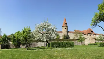 Frühlingsblick auf Rothenburg o.d.T.