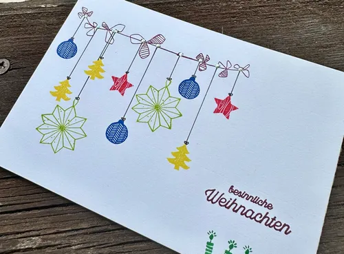 DIY Weihnachtskarten gestalten in Hamburg