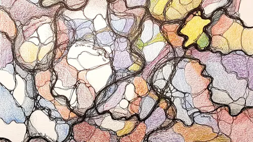 Neurographic drawing workshop at Celle: art & mindfulness