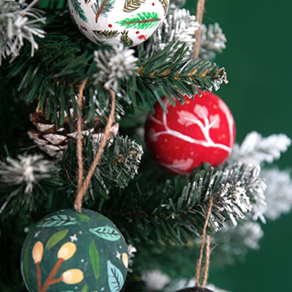 Weihnachtskugeln bemalen in München