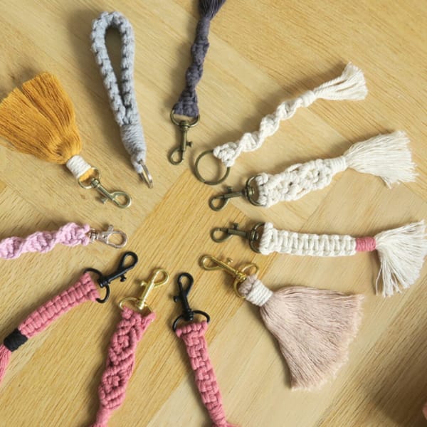 Makramee Workshop in Berlin: Schlüsselanhänger gestalten