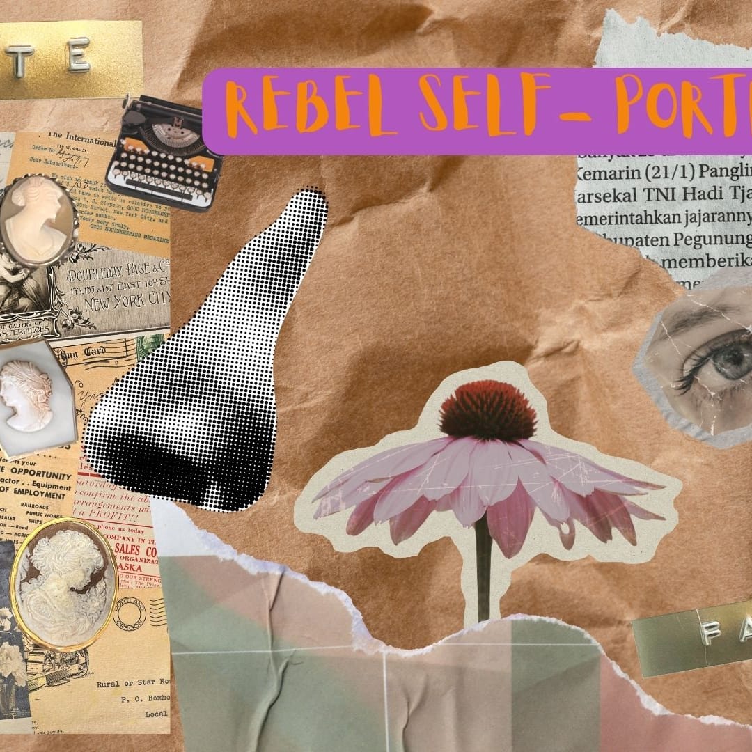 Collage-Workshop in Berlin: Dein Rebellen-Selbstporträt