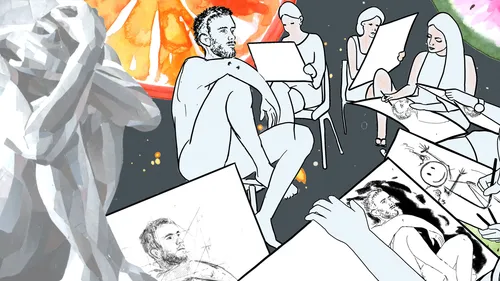 Aktzeichnen Workshop in Nürnberg: Kreativer JGA erleben