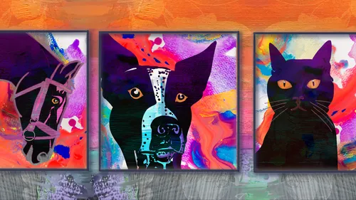 Paint Your Pet Workshop in Nürnberg: Acrylkunstwerk malen