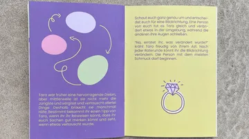 Illustrated pages with text and drawings.