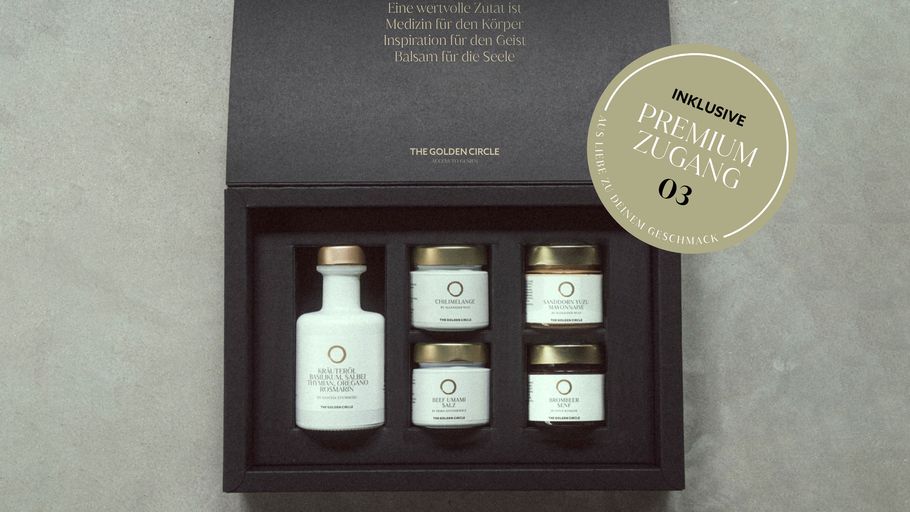 Gourmet Box: 5 essentials by star chefs + 3-month Premium | konfetti