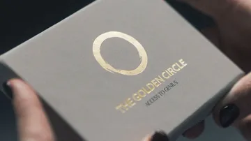 Hands hold box labeled "The Golden Circle".