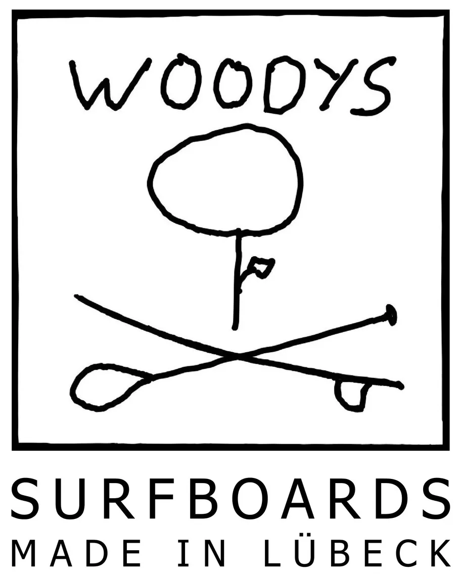 Logo mit Text und abstrakter Zeichnung.