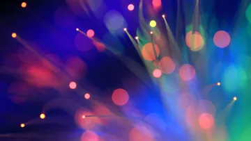 Bunte abstrakte Lichter mit Farbverlauf.