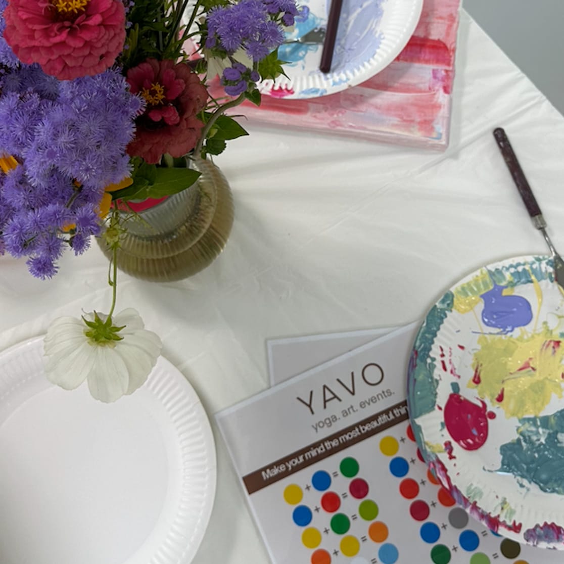 Yoga & Malen in Bielefeld: Kreativer Yoga Auszeit