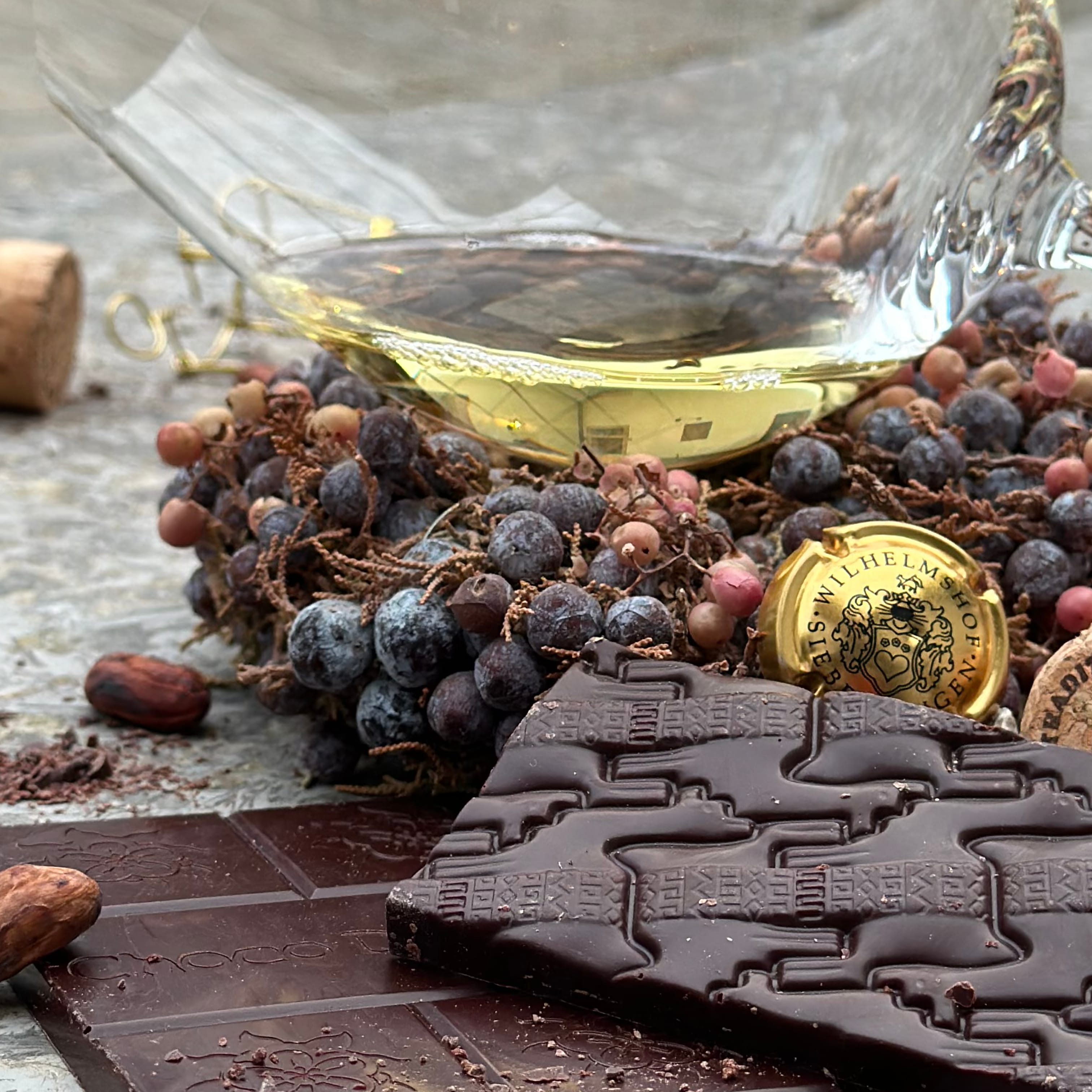 Wein- und Schokoladen-Tasting zu Hause mit Probierpaket