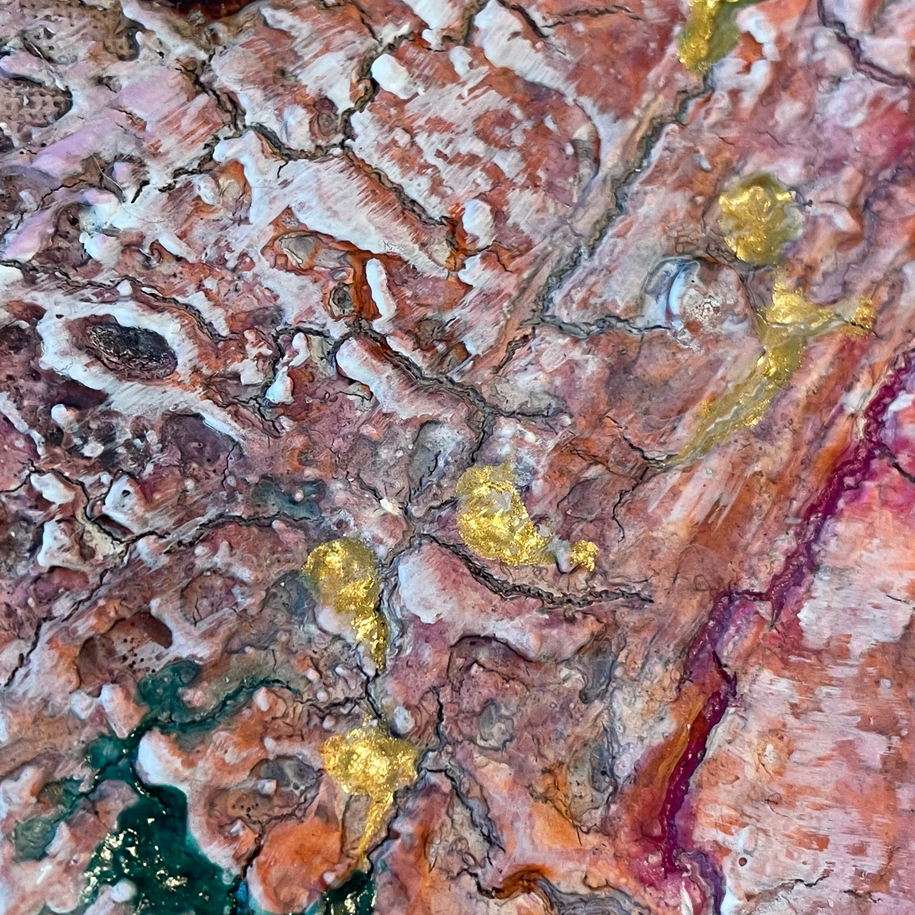 Farbenspiel - Malkurs mit Acryl Strukturpaste in Hamburg