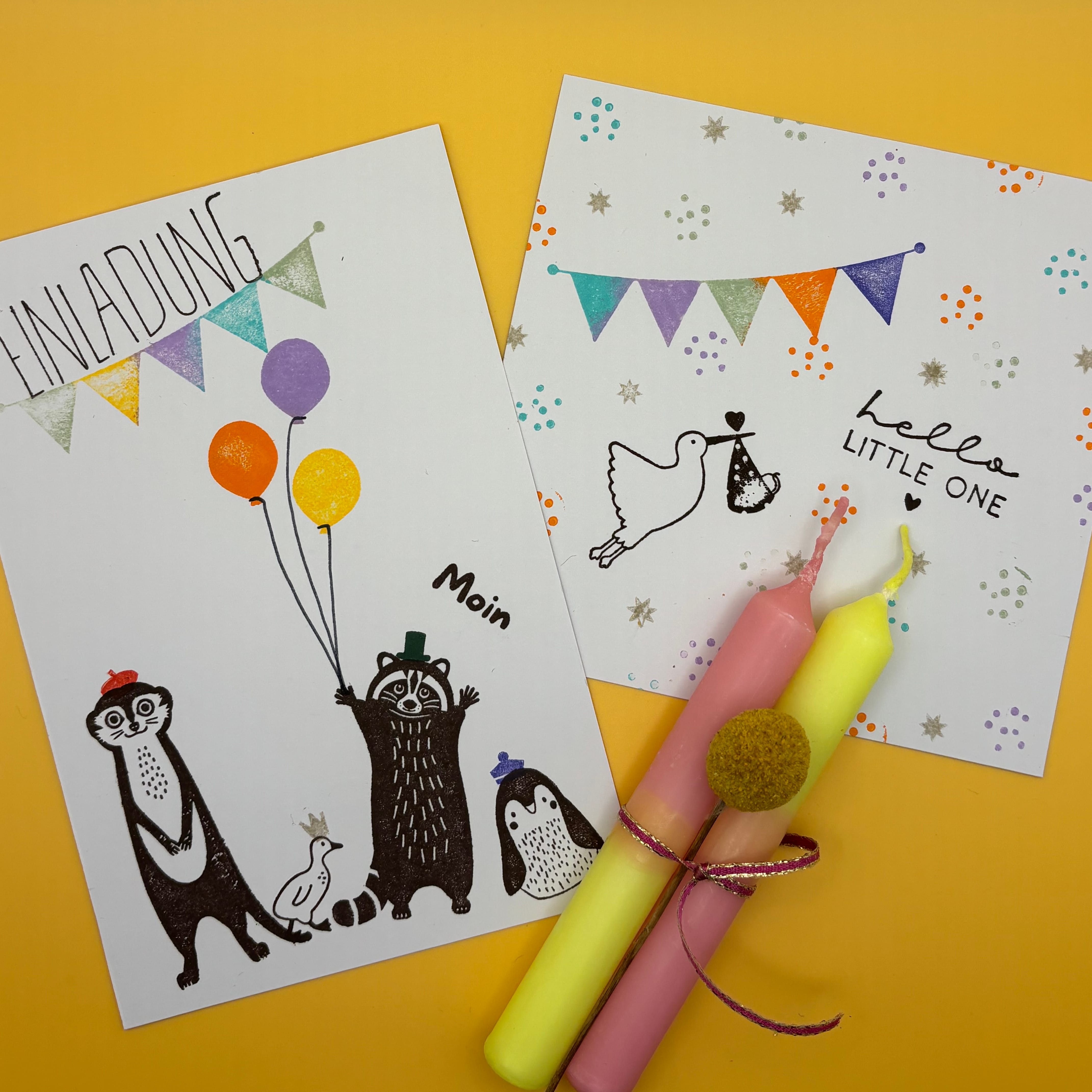 Kreativer Kindergeburtstag bei Dir – Stempeln & Gestalten