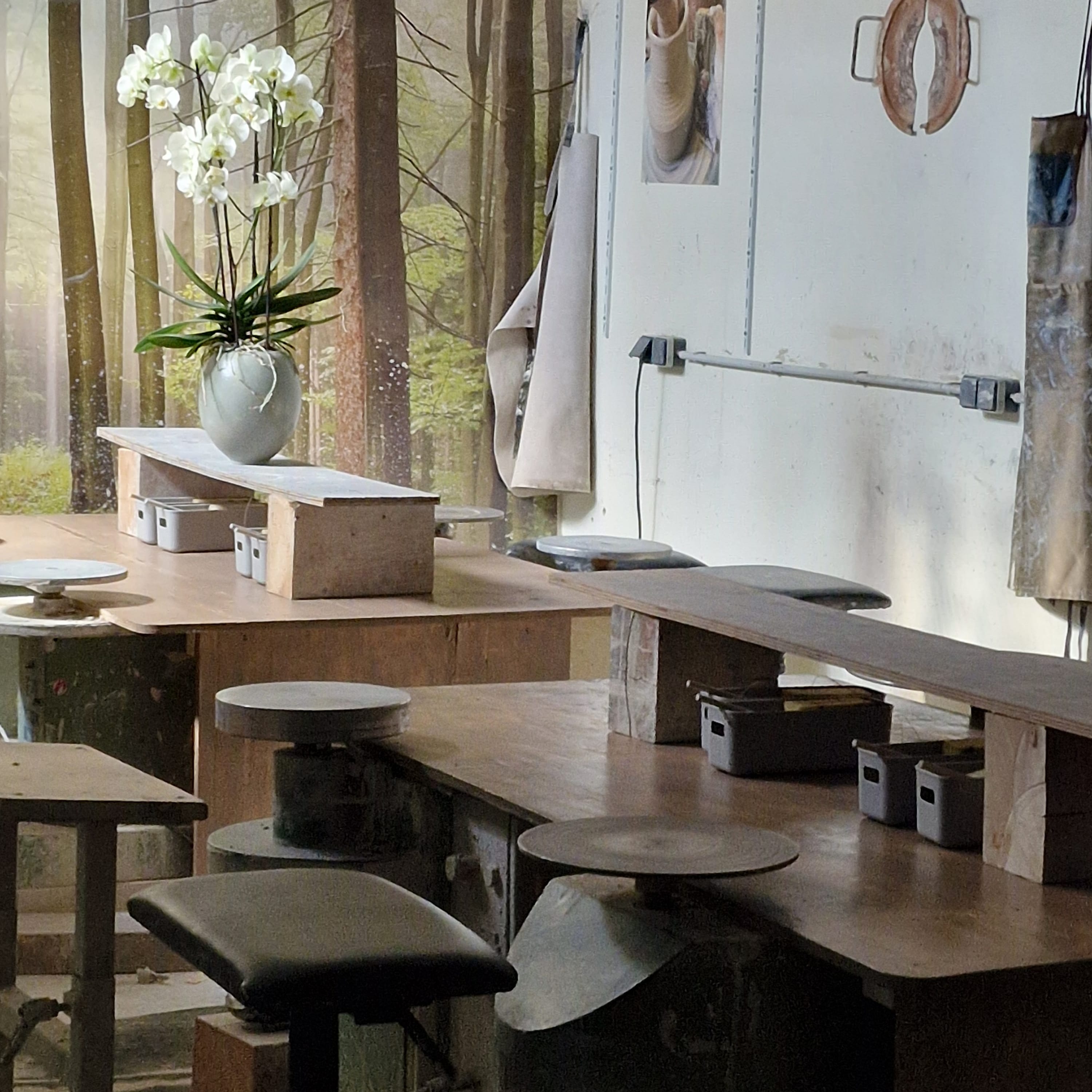 Töpfern an der Drehscheibe in Bockenheim an der Weinstraße