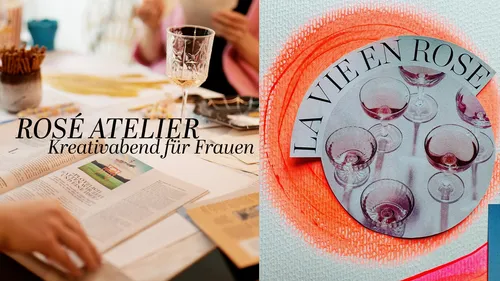 Women reading, crafting at creative event.