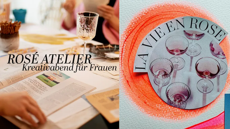 Women reading, crafting at creative event.