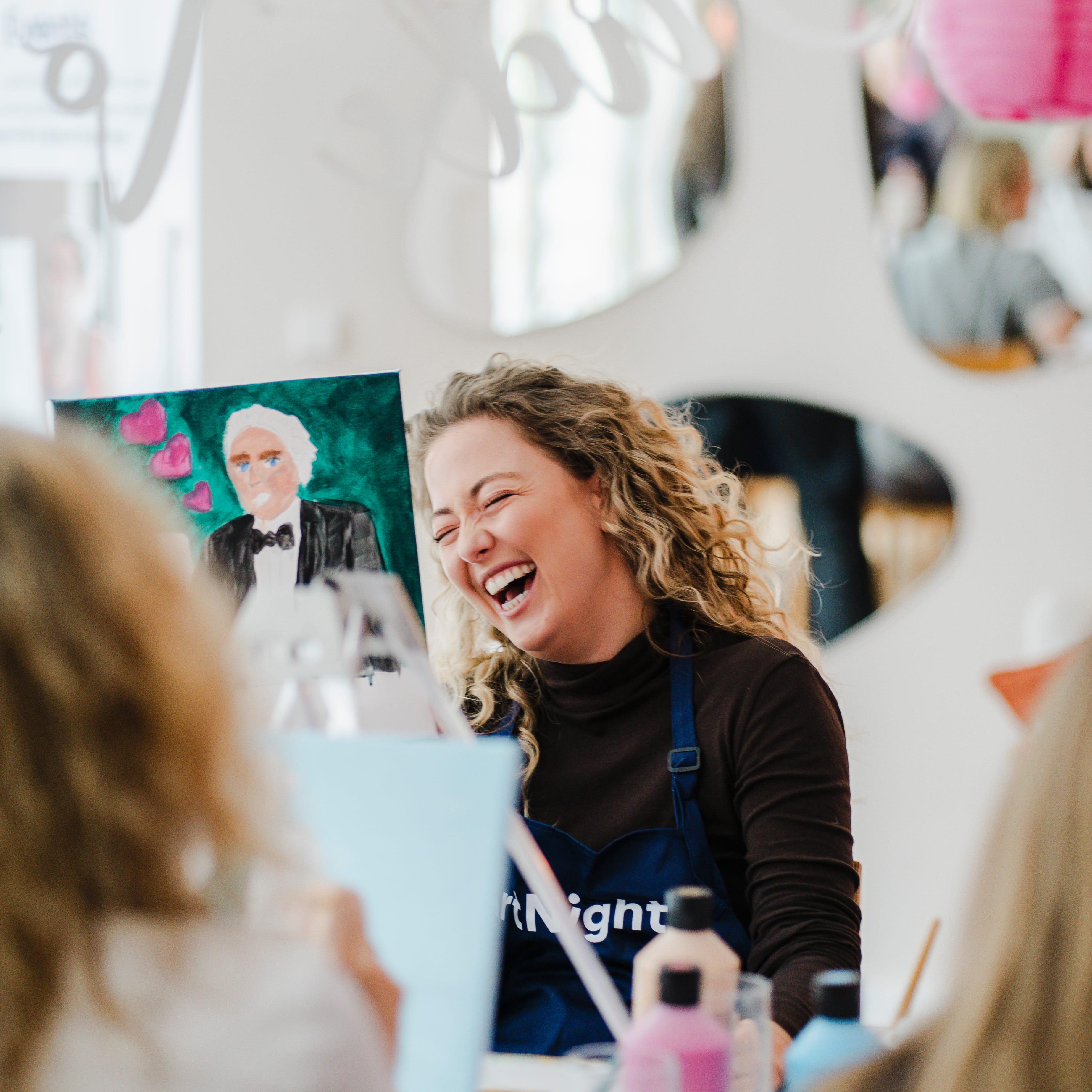 ArtNight JGA-Event in Essen: Paint the Bride & Groom