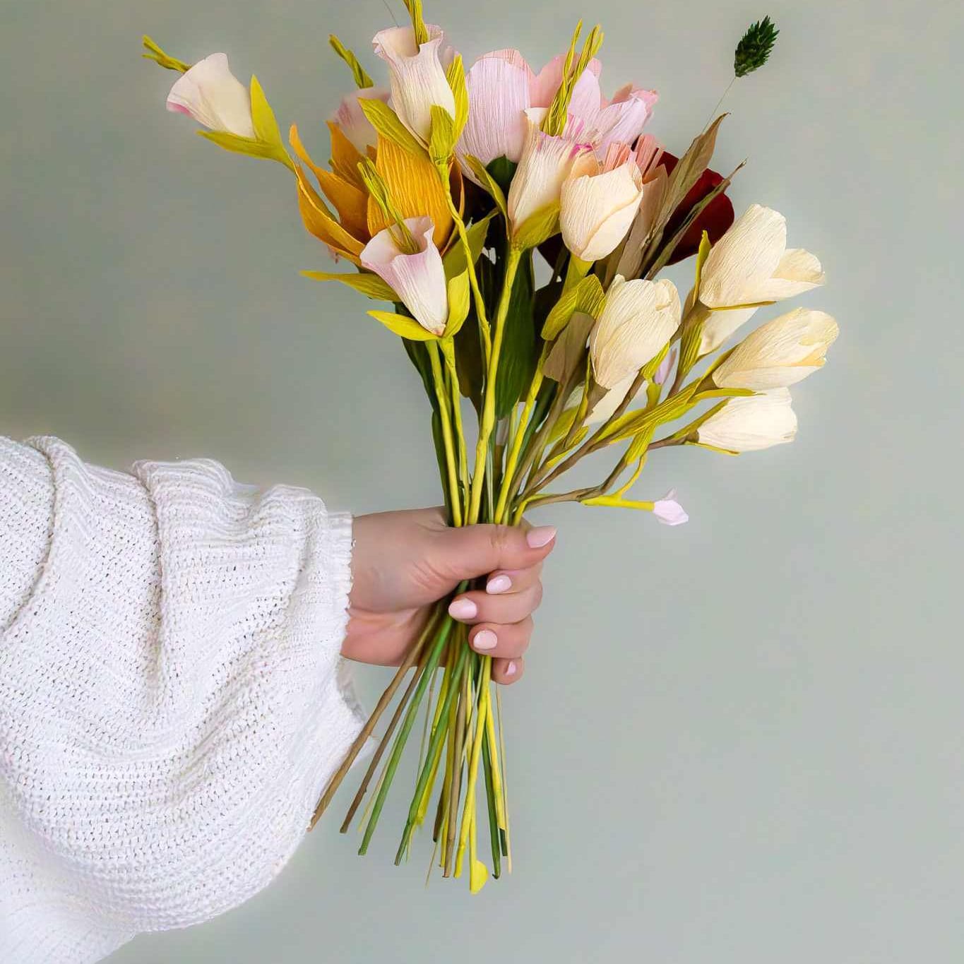 JGA-Workshop: Paperflower Bouquet in Dortmund