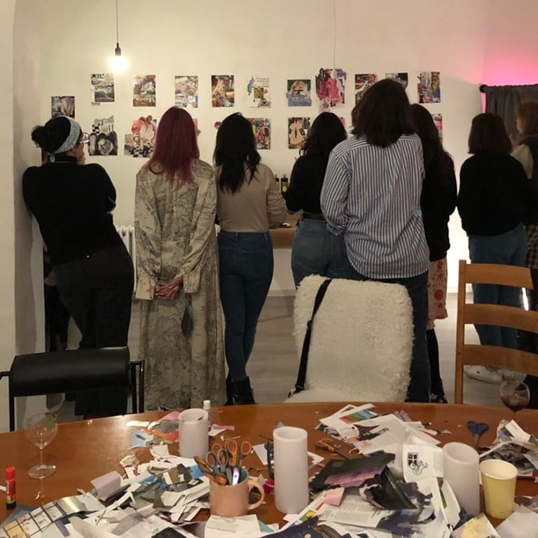 Collage und Kommunikation: Kreatives Teambuilding in Berlin