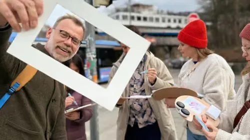 Aquarell Stadtführung für Gruppen in München