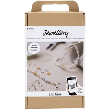 Schmuck-Bastelset in einem Karton.