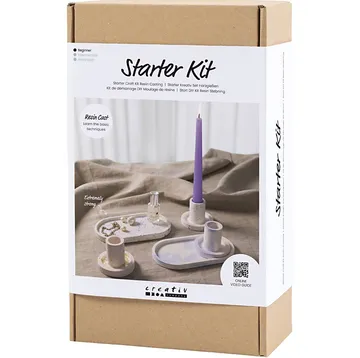 Karton mit Resin-Gieß-Starterset.