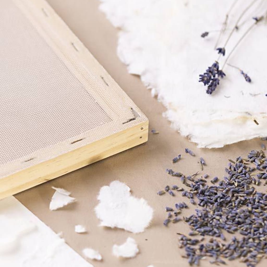 DIY Papierschöpfen Set: Papier selber herstellen