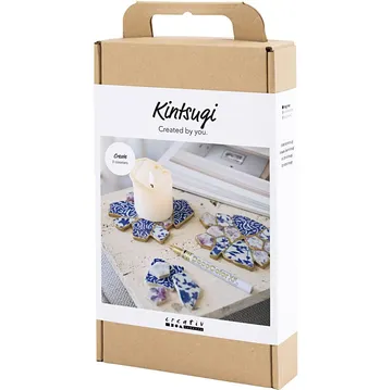 Kintsugi kit in a cardboard box.