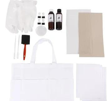 Bastelset mit verschiedenen Werkzeugen und Materialien.
