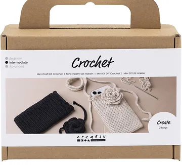 Häkelset für Fortgeschrittene mit Taschen.