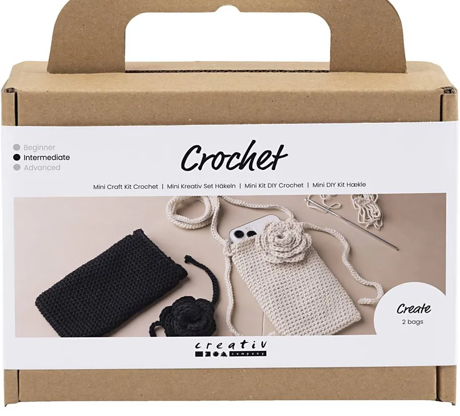 Häkelset für Fortgeschrittene mit Taschen.