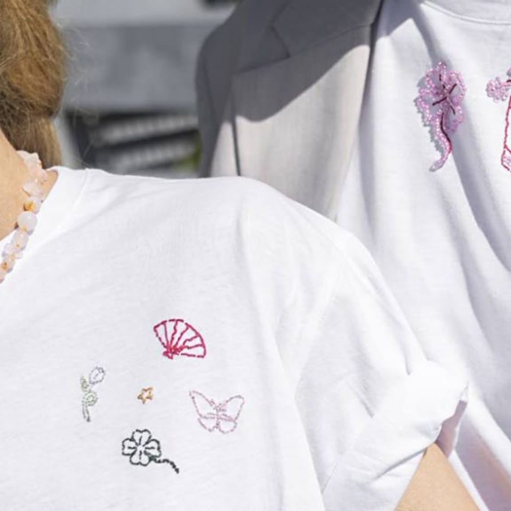Kreativ Set Stickereien: T-Shirt designen DIY