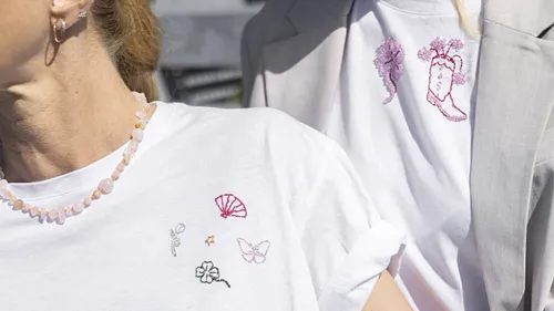 Kreativ Set Stickereien: T-Shirt designen DIY