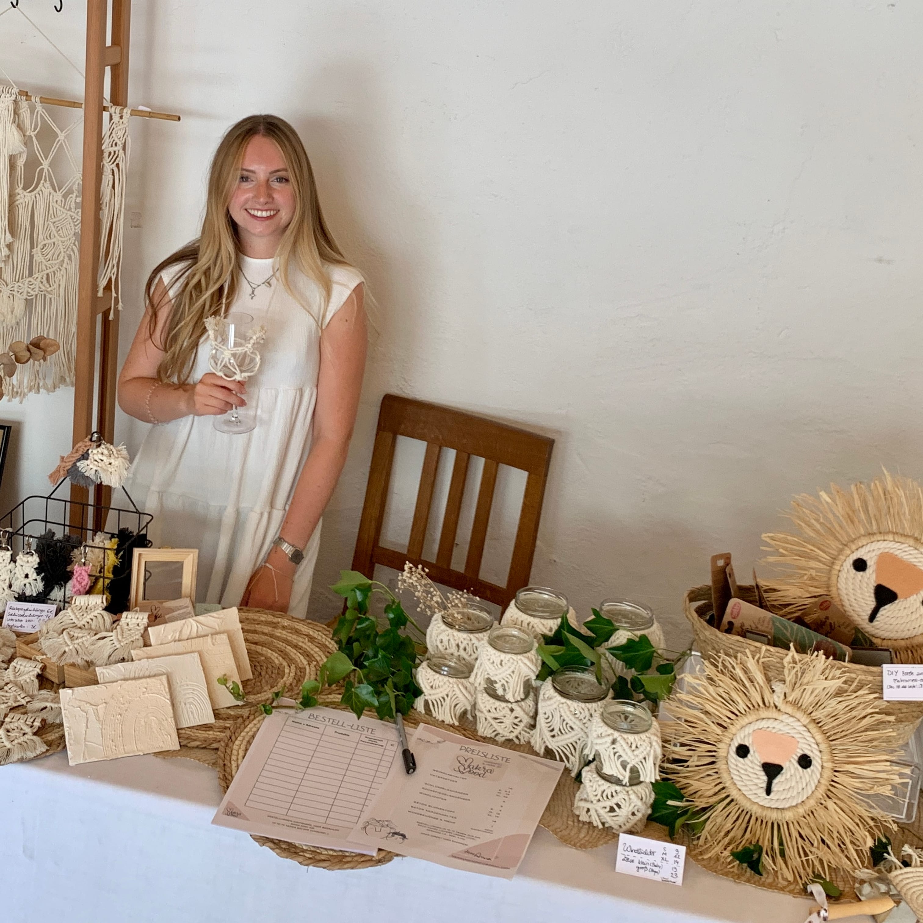 Makramee Wimpelkette Workshop in Mainz