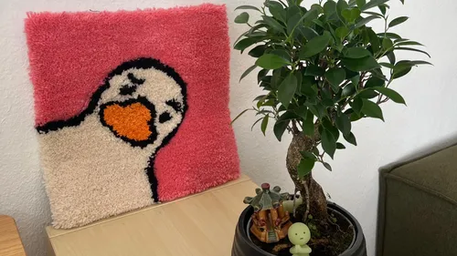 Tufting Workshop in Krefeld: 40x40 cm Teppich gestalten
