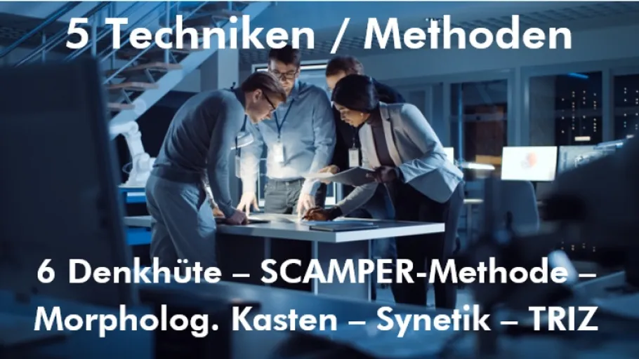 Group discusses around tablet in modern office.
