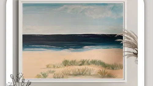 Painting course near Hanover (Bilm): Srandlandschaft für Beginners