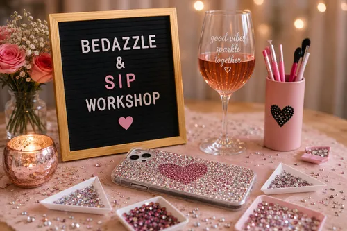 Bedazzle & Sip - Kreativität mit Drinks genießen in Leipzig