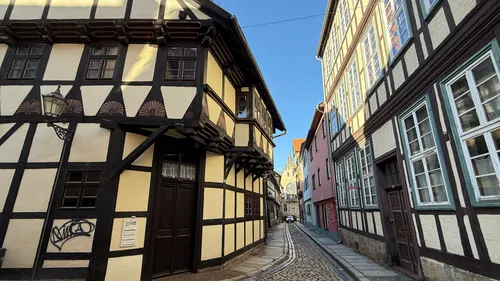 City puzzle game in Quedlinburg