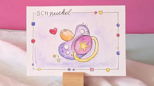 Aquarellkarten gestalten mit Deiner Crew in München