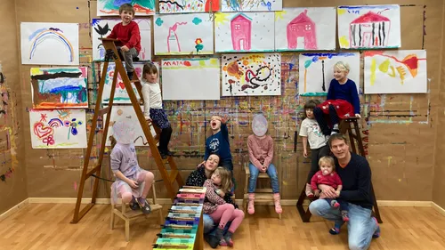 Kreativer Kindergeburtstag mit Malspiel in Osnabrück