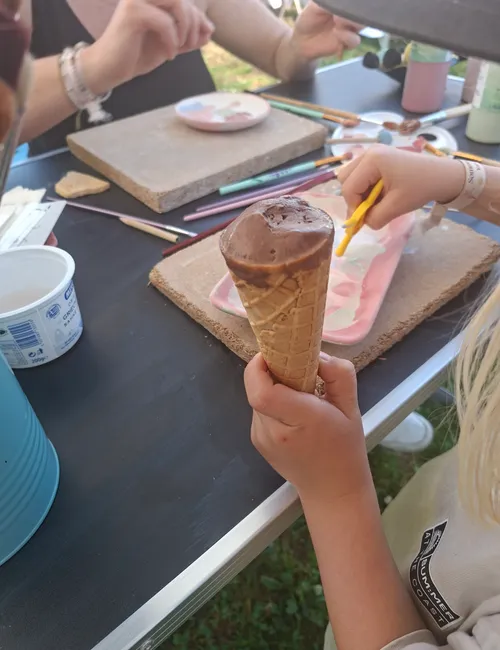 Keramik bemalen mit Eis & Sommerfeeling in Osnabrück