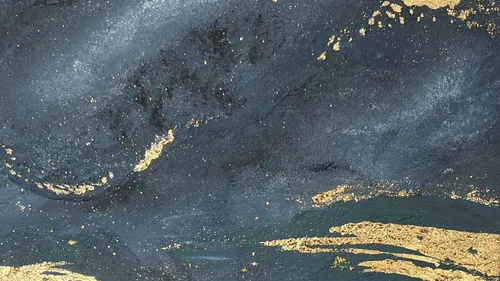 Abstrakte Acrylmalerei mit Blattgold lernen in Düsseldorf