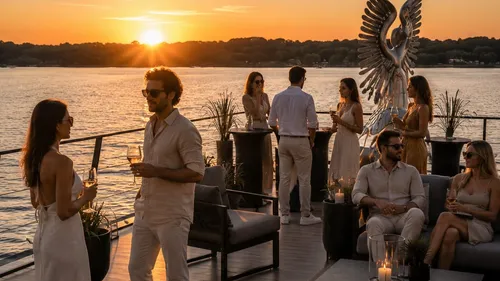 Sonnenfinsternis-Yachtfahrt mit Drinks & DJ in Berlin