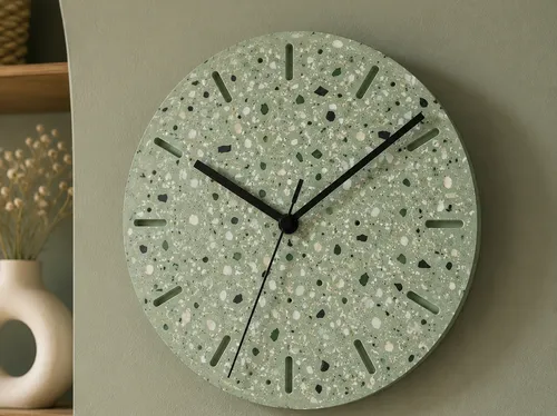 Terrazzo-Uhr gießen in Hamburg-Schnelsen