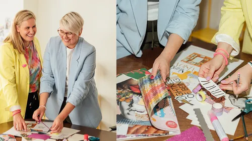 Eigenes Visionboard Herbst Vibes in Hamburg gestalten