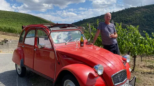 Oldtimerfahrt im Citroen 2CV mit Weindegustation