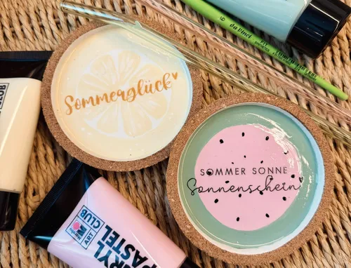 DIY Korkuntersetzer gestalten
