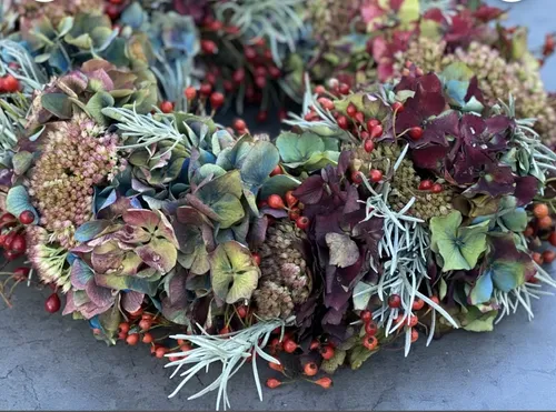 Herbstkranz binden in Hamburg für Tisch oder Tür