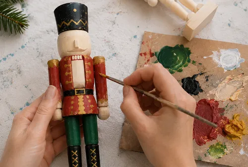 Design mini nutcrackers & hot chocolate in Berlin